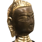 Cabeça de Buda em bronze decorativo
