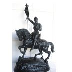 Petit Bronze Colecionável – Joana D’Arc, Símbolo de Coragem