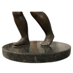 Escultura em Bronze "O Atleta" - Arremessador de Peso