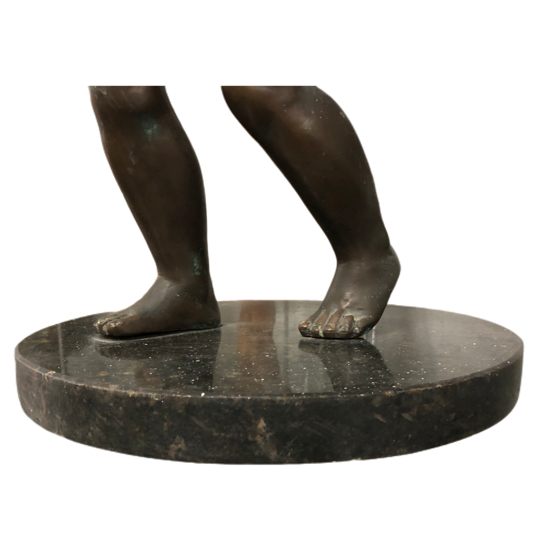 Escultura em Bronze "O Atleta" - Arremessador de Peso