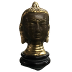 Cabeça de Buda em bronze decorativo