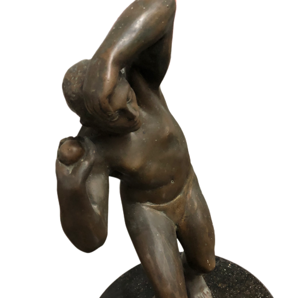 Escultura em Bronze "O Atleta" - Arremessador de Peso