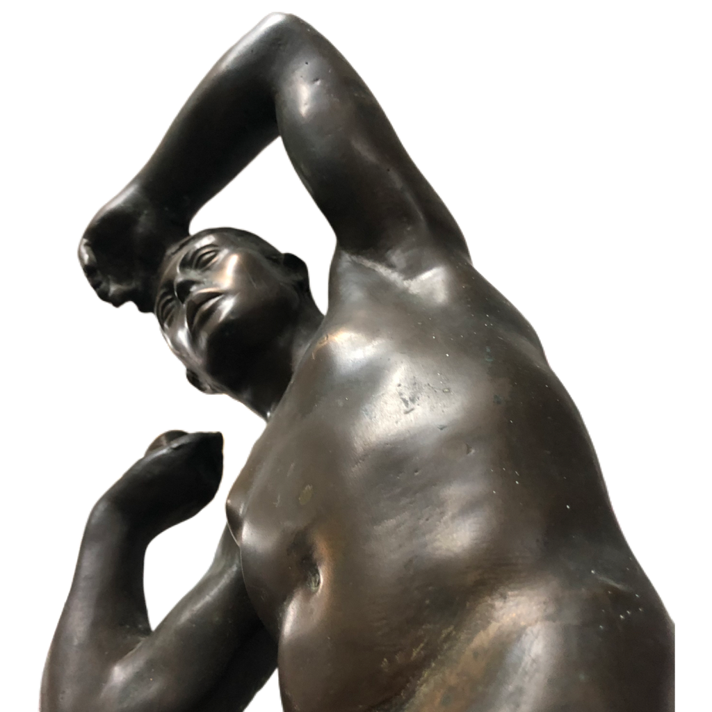 Escultura em Bronze "O Atleta" - Arremessador de Peso