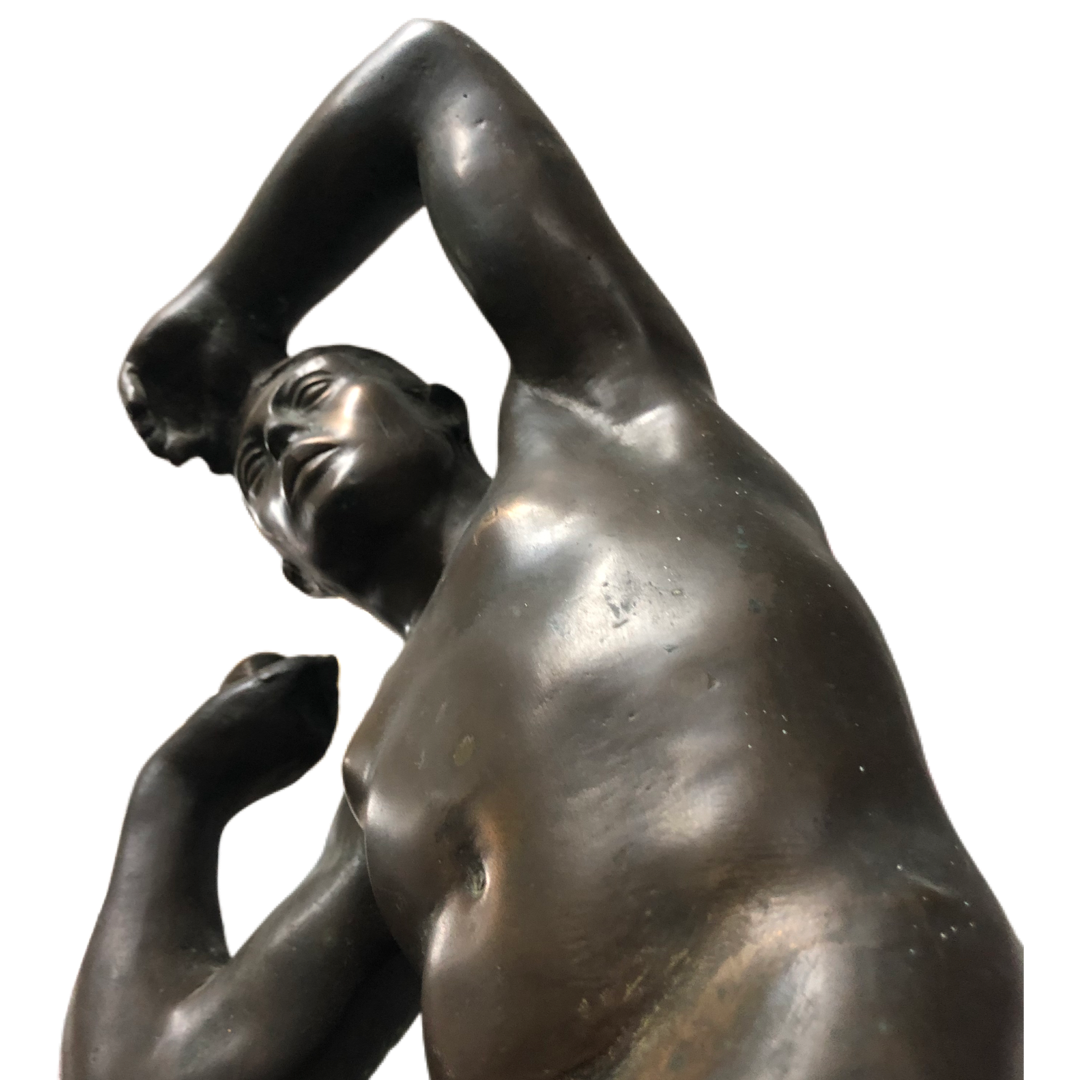 Escultura em Bronze "O Atleta" - Arremessador de Peso