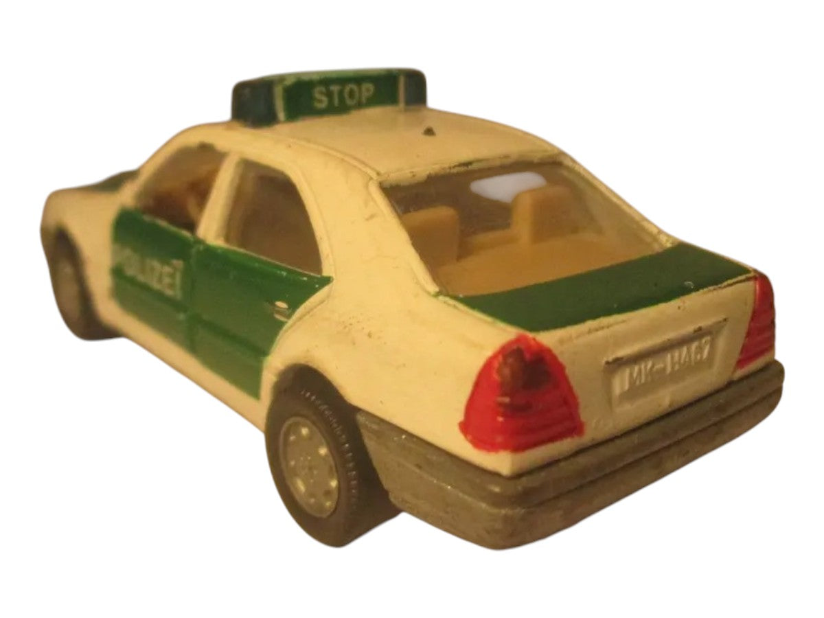 Miniatura Siku Alemã 1/50 Mercedes Bens C220 1990 Polizei