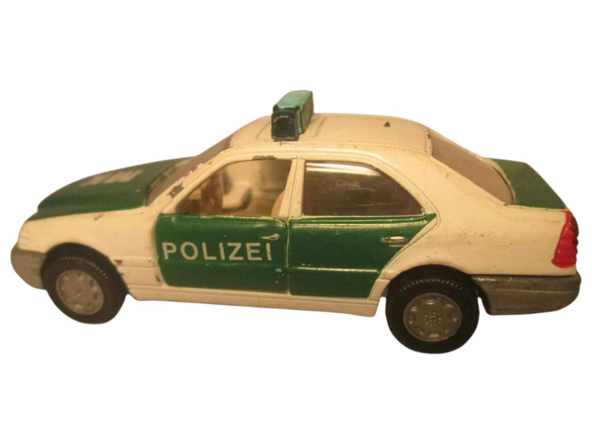 Miniatura Siku Alemã 1/50 Mercedes Bens C220 1990 Polizei