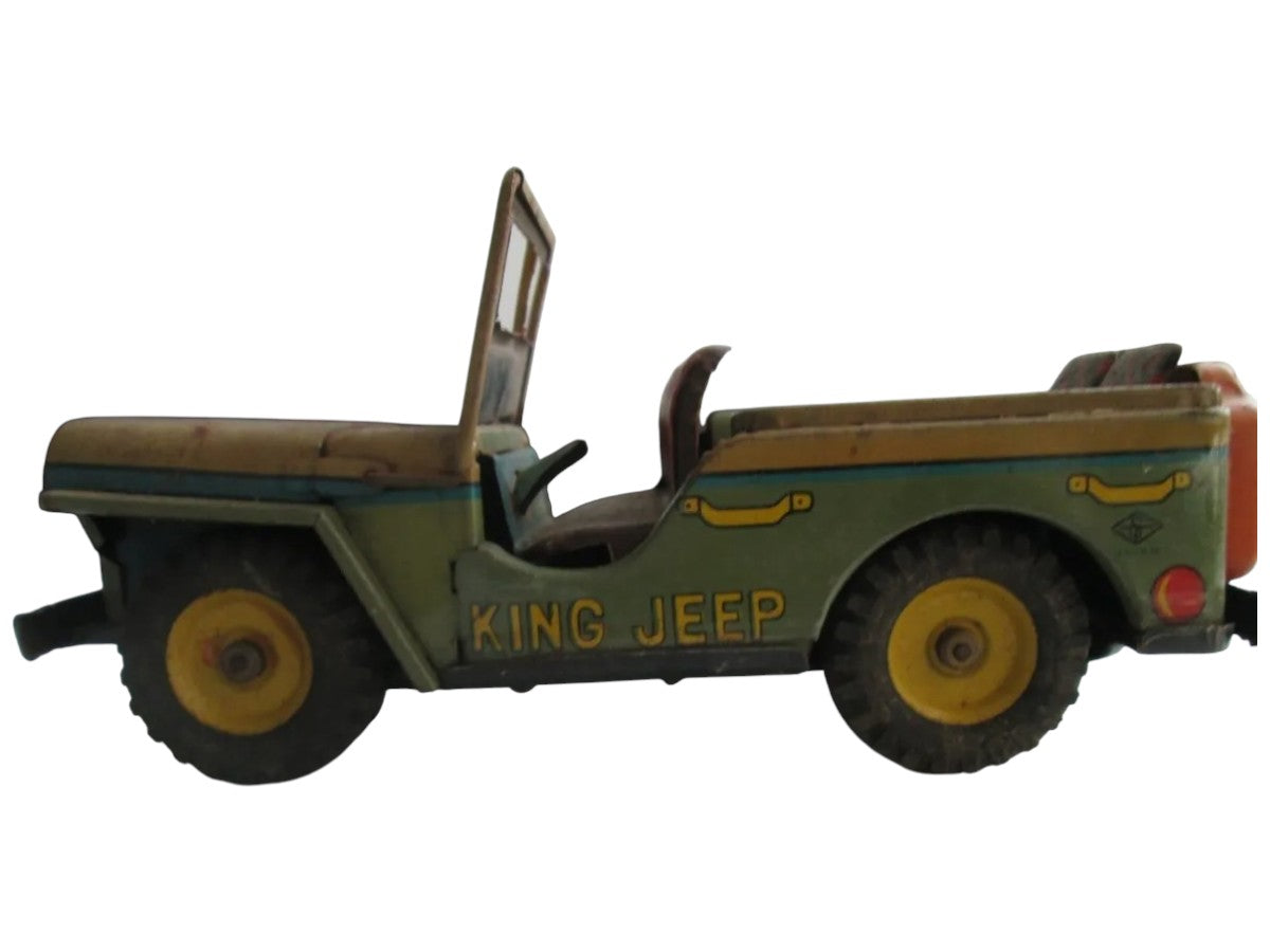 Mini Jeep Willys Lata Japan King Abre Capô 1.24 Frete Free