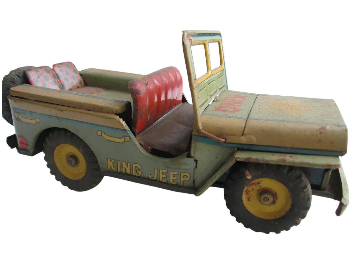 Mini Jeep Willys Lata Japan King Abre Capô 1.24 Frete Free