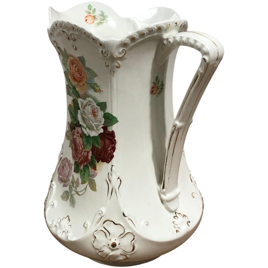 J&G Meakin Ânfora C/ Bacia Gomil Porcelana Inglesa Sol Antiga Perfeita