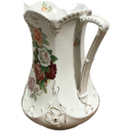 J&G Meakin Ânfora C/ Bacia Gomil Porcelana Inglesa Sol Antiga Perfeita