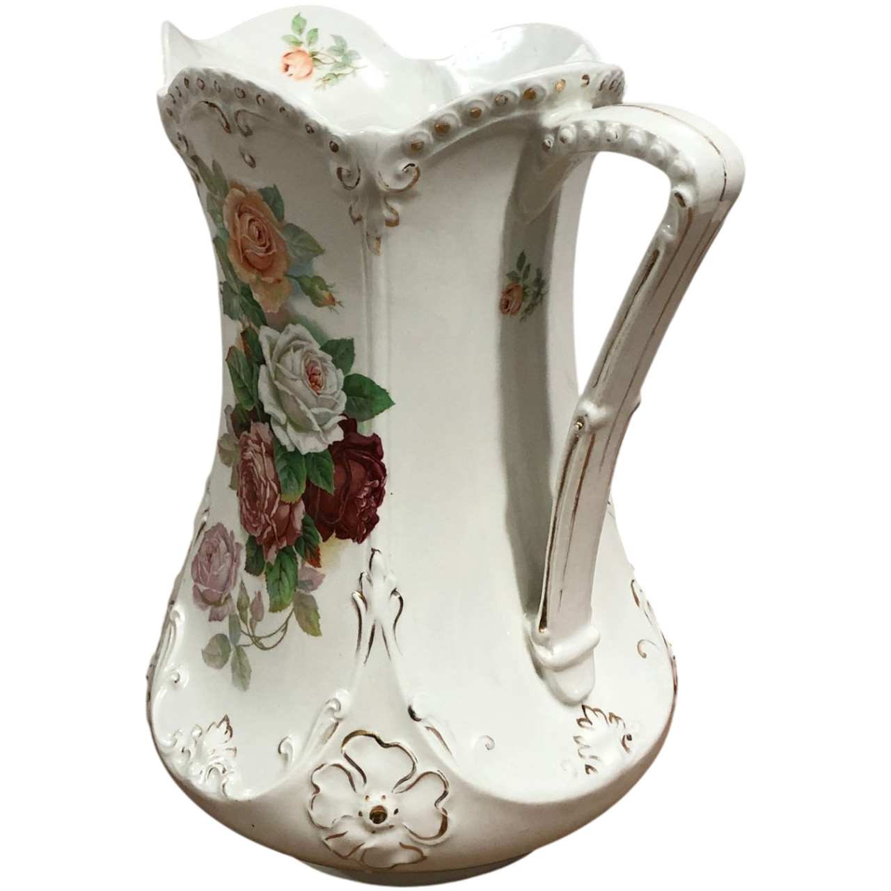 J&G Meakin Ânfora C/ Bacia Gomil Porcelana Inglesa Sol Antiga Perfeita